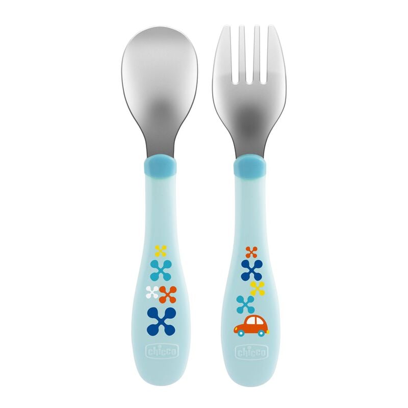 Metal Cutlery (18m+) (Blue) image number 4
